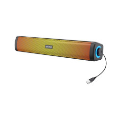 Barre de son USB filaire lumineuse ECO E-1411 – Noir
