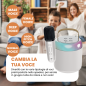 Enceinte karaoké Techmade TM-K2-WH – Blanc