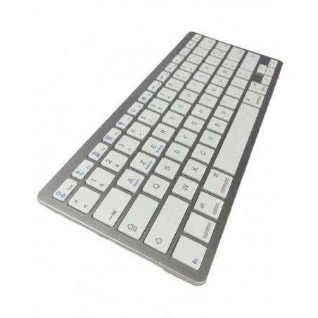 Bluetooth Keyboard ECO Ultra-Slim – French AZERTY, Silver