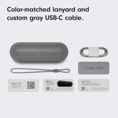 Beats Pill x Kim Kardashian speaker light gray | Smarty