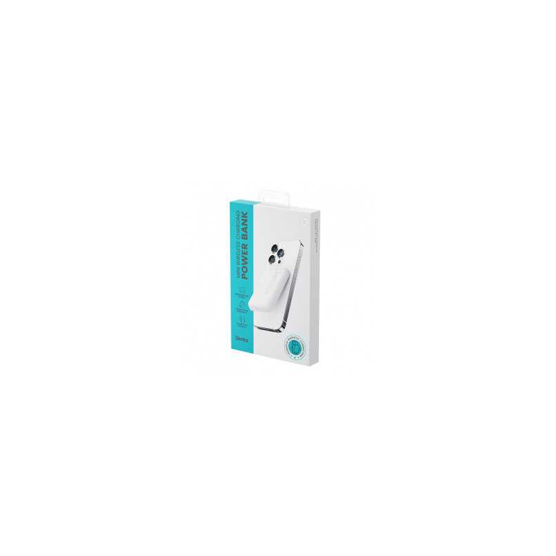 Power Bank MagSafe 6000 Mah - Benks MP10 - Blanc
