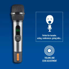 Wireless Mic NGS Singer Star Black | Smarty