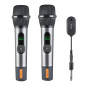 Wireless microphones NGS SINGERSTARDUO – black duo Wireless microphones NGS SINGERSTARDUO – black duo