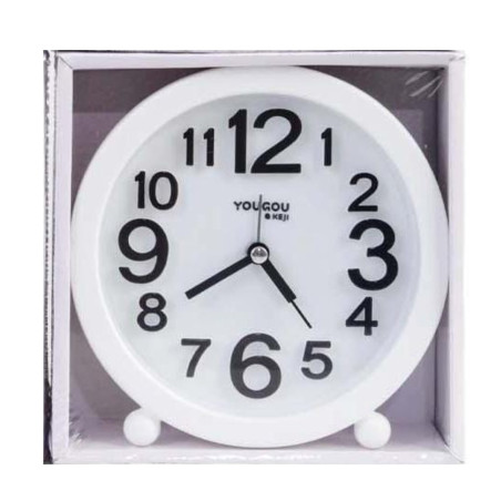 Réveil CIAOBOSI YOUGOU YG-08920 – 11 cm Blanc