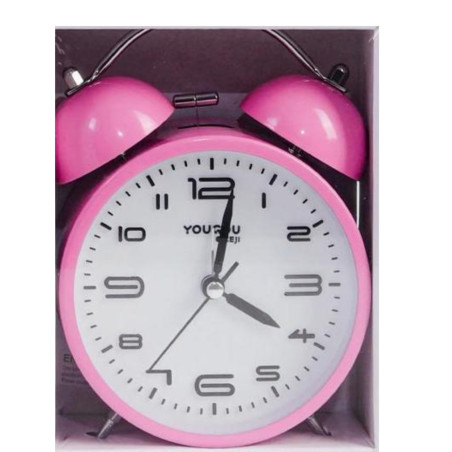 Réveil CIAOBOSI YOUGOU YG-08907 – 12 cm Rose
