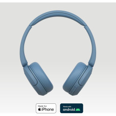 Sony WH-CH520 casque Bluetooth bleu | Smarty