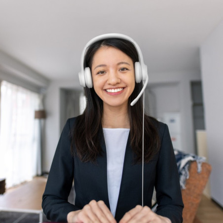 Logitech H390 Headset – USB-A Noise-Cancelling Mic Black