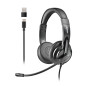 Casque stéréo USB-C NGS VOX605 – Noir Casque stéréo USB-C NGS VOX605 – Noir