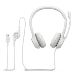Logitech USB Stereo Headset H390 – White