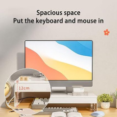 White desktop monitor stand | Smarty