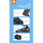 Desk Stand Speaker WUW R190 – 2-in-1, Black Desk Stand Speaker WUW R190 – 2-in-1, Black
