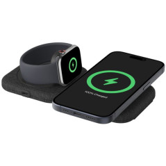 Belkin Qi2 2-in-1 Magnetic Travel Charger – 15W WIZ026vfBK