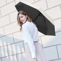Compact UV Mini Umbrella Black with Sleeve | Smarty