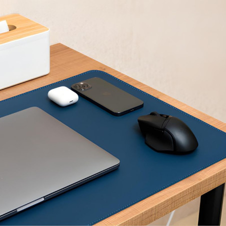 PU leather mouse pad – 60 x 30 cm, waterproof and non-slip