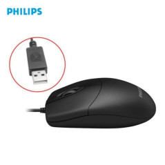 Philips Wired Mouse SPK7247 USB Black