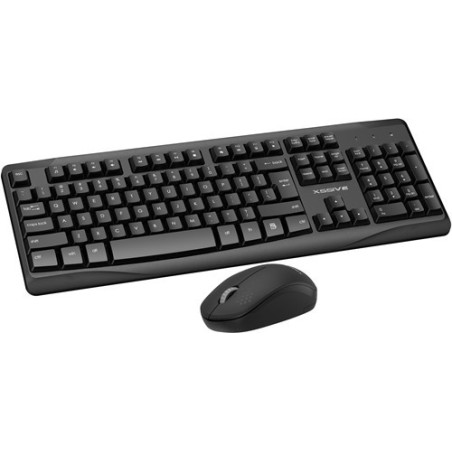 Clavier et souris sans fil XSSIVE XSS-KMSET1 – QWERTY Noir