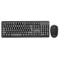 Clavier et souris sans fil XSSIVE XSS-KMSET1 – QWERTY Noir Clavier et souris sans fil XSSIVE XSS-KMSET1 – QWERTY Noir