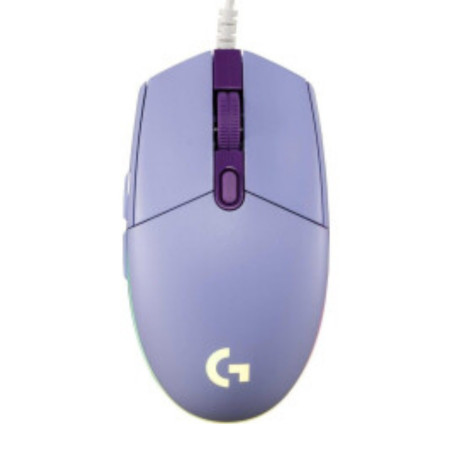 Logitech G102 LIGHTSYNC Wired Optical Mouse – Purple