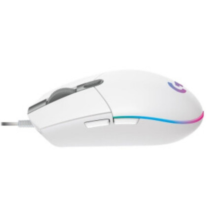 Logitech Souris optique filaire G102 LIGHTSYNC – Blanche