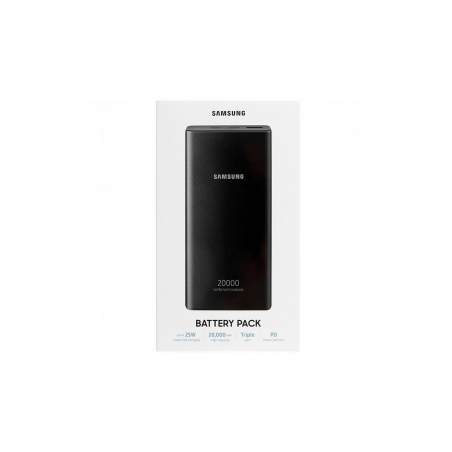 Power Bank SAMSUNG Trio EB-P5300XJEGEU Ultra Rapide 20000mAh 25W Noir