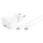 Belkin chargeur secteur USB-C avec câble – 30 W 1 m WCA008kq1MWH-B6