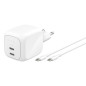 Belkin chargeur secteur 2 ports avec câble USB-C – 67 W 2 m WCH020KQ2MWH-B6 Belkin chargeur secteur 2 ports avec câble USB-C – 67 W 2 m WCH020KQ2MWH-B6