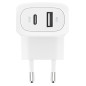 Belkin USB-A + USB-C Power Adapter – 42W WCB009VFWH