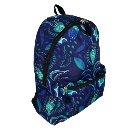 Sac à dos Carrefour à imprimés – Bleu