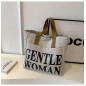 Sac à bandoulière en toile ECO – 33 x 41 x 12 cm Gris/Noir Sac à bandoulière en toile ECO – 33 x 41 x 12 cm Gris/Noir