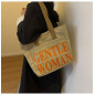 Canvas shoulder bag ECO – 33 x 41 x 12 cm Khaki/Orange Canvas shoulder bag ECO – 33 x 41 x 12 cm Khaki/Orange