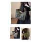 Canvas shoulder bag ECO – 33 x 41 x 12 cm Army Green Canvas shoulder bag ECO – 33 x 41 x 12 cm Army Green