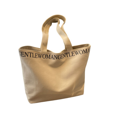 Sac à bandoulière en toile ECO – 33 x 44 x 13 cm blanc cassé