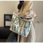 Sac à bandoulière en toile ECO – 33 x 44 x 13 cm vert foncé Sac à bandoulière en toile ECO – 33 x 44 x 13 cm vert foncé