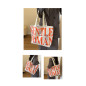 Sac à bandoulière en toile ECO – 33 x 44 x 13 cm orange