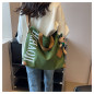 Sac à bandoulière en toile ECO – 41 x 34 x 11 cm vert Sac à bandoulière en toile ECO – 41 x 34 x 11 cm vert