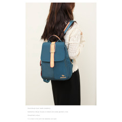Sac à dos bleu paon 26x33x16 | Smarty Paris