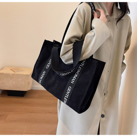 Sac fourre-tout ECO – 29 x 43 x 14 cm noir