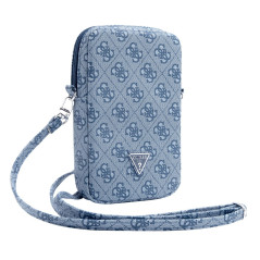 Phone pouch Guess GUWBZP4GFTSB – Zip 4G Triangle Blue