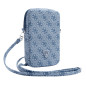 Pochette téléphone Guess GUWBZP4GFTSB – Zip 4G Triangle Bleu Pochette téléphone Guess GUWBZP4GFTSB – Zip 4G Triangle Bleu