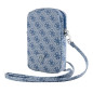 Pochette téléphone Guess GUWBZP4GFTSB – Zip 4G Triangle Bleu Pochette téléphone Guess GUWBZP4GFTSB – Zip 4G Triangle Bleu