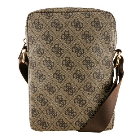 Sac bandoulière tablette Guess 4G PU Triangle Logo GUTB10P4GFTSW – 10" Marron