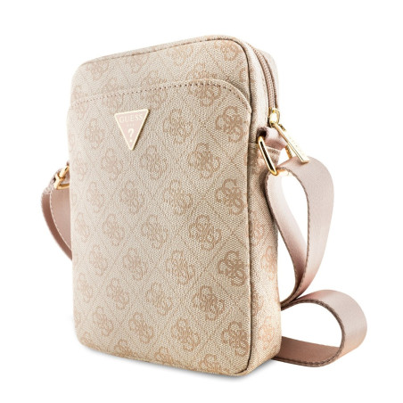 Sac bandoulière tablette Guess 4G PU Triangle Logo GUTB8P4GFTSP – 8" Rose