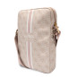 Sac bandoulière tablette Guess GUTB10P4RPSP – 10 pouces rose 4G Stripes
