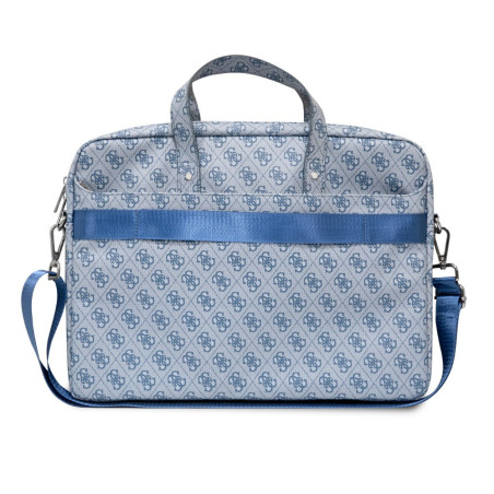 Housse ordinateur Guess 4G PU Hot Stamp GUCB15P4TB – 15/16" Bleu