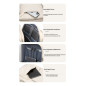 Sac ordinateur imperméable Eco-Solution – Nylon 32x27x45 cm Noir Sac ordinateur imperméable Eco-Solution – Nylon 32x27x45 cm Noir