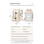 Sac ordinateur imperméable Eco-Solution – Nylon 32x27x45 cm Noir Sac ordinateur imperméable Eco-Solution – Nylon 32x27x45 cm Noir