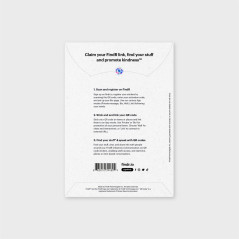 FindR QR code stickers x12 Silver | Smarty