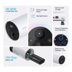 Caméra TP-Link Tapo C420S1 2K QHD | Smarty