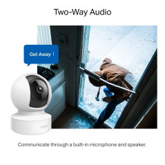 Caméra TP-Link Tapo C212 Wi-Fi 2K blanche | Smarty