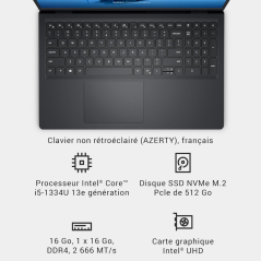 Dell 15 DC15250 Laptop i5 16GB/512GB Black | Smarty
